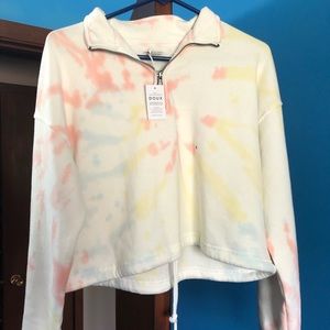 Crop quarter zip